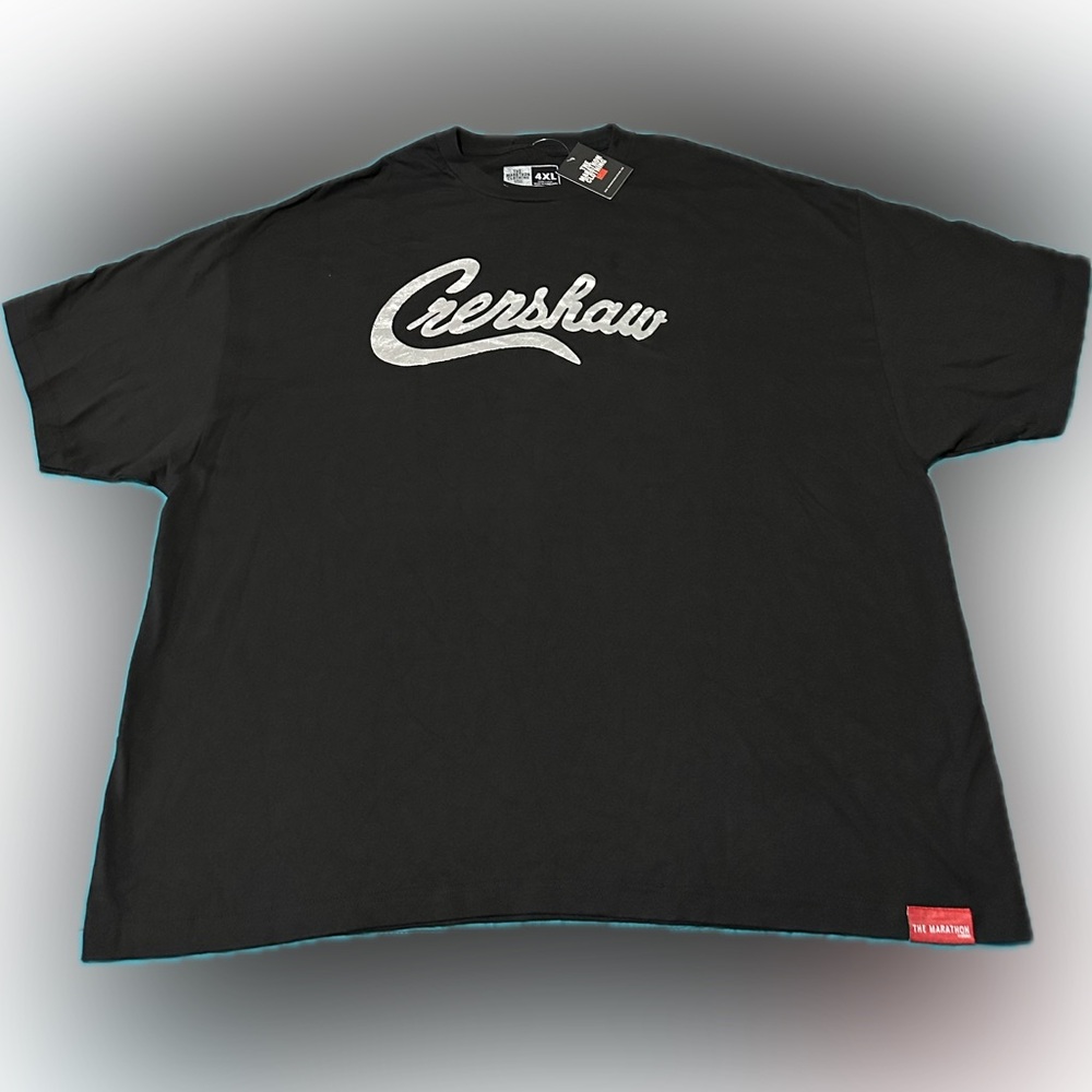 Men's The Marathon Clothing Silver Crenshaw T-Shirt - 4XL